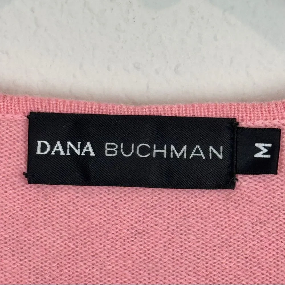 Dana Buchman Pink Cashmere Scoop Neck Sweater M